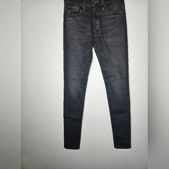 AG Adriano Goldschmied The Farrah Skinny High Rise Skinny Jeans in Washed Black - Picture 6 of 8